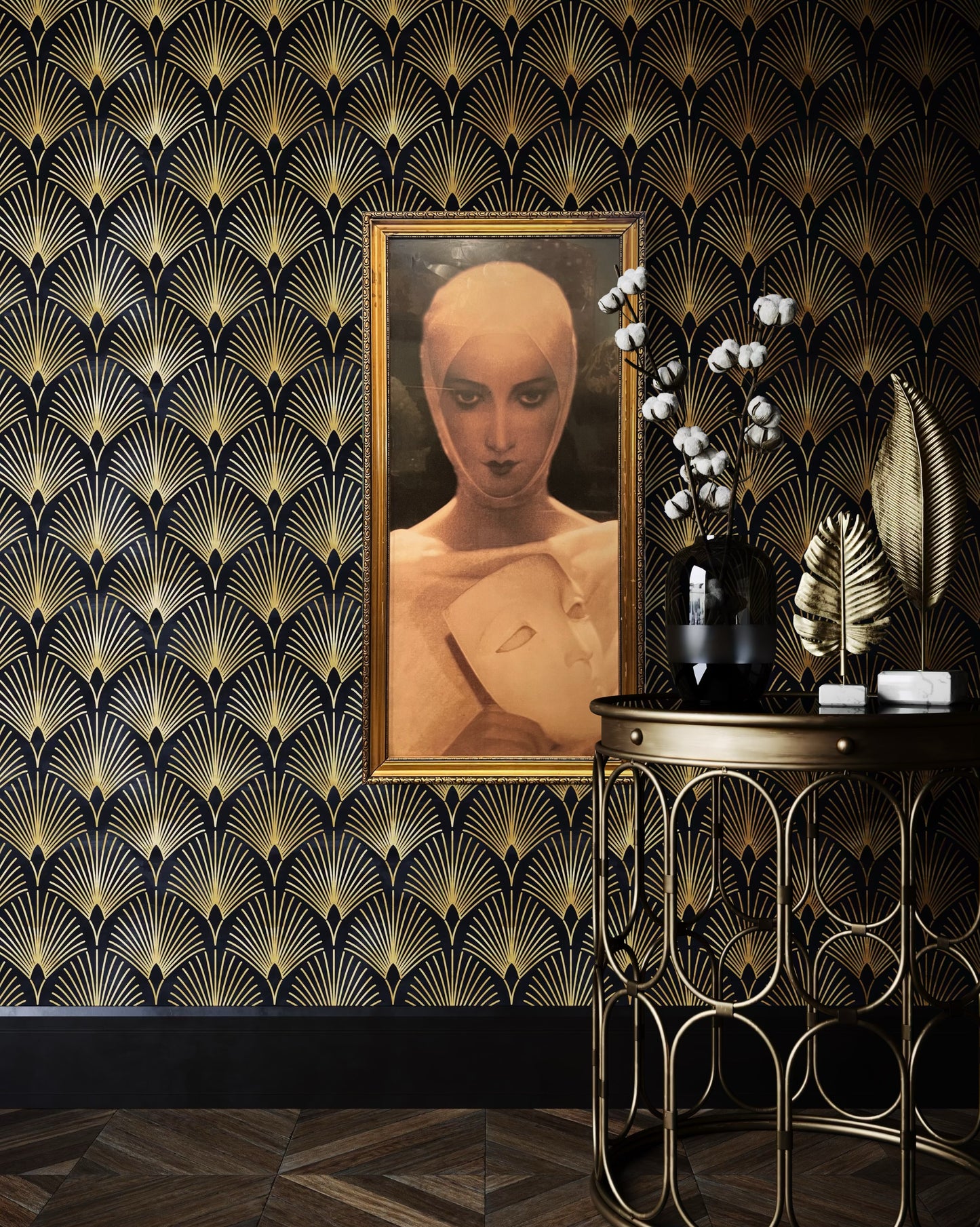 Gilded Elegance: A Window to the Art Deco Era