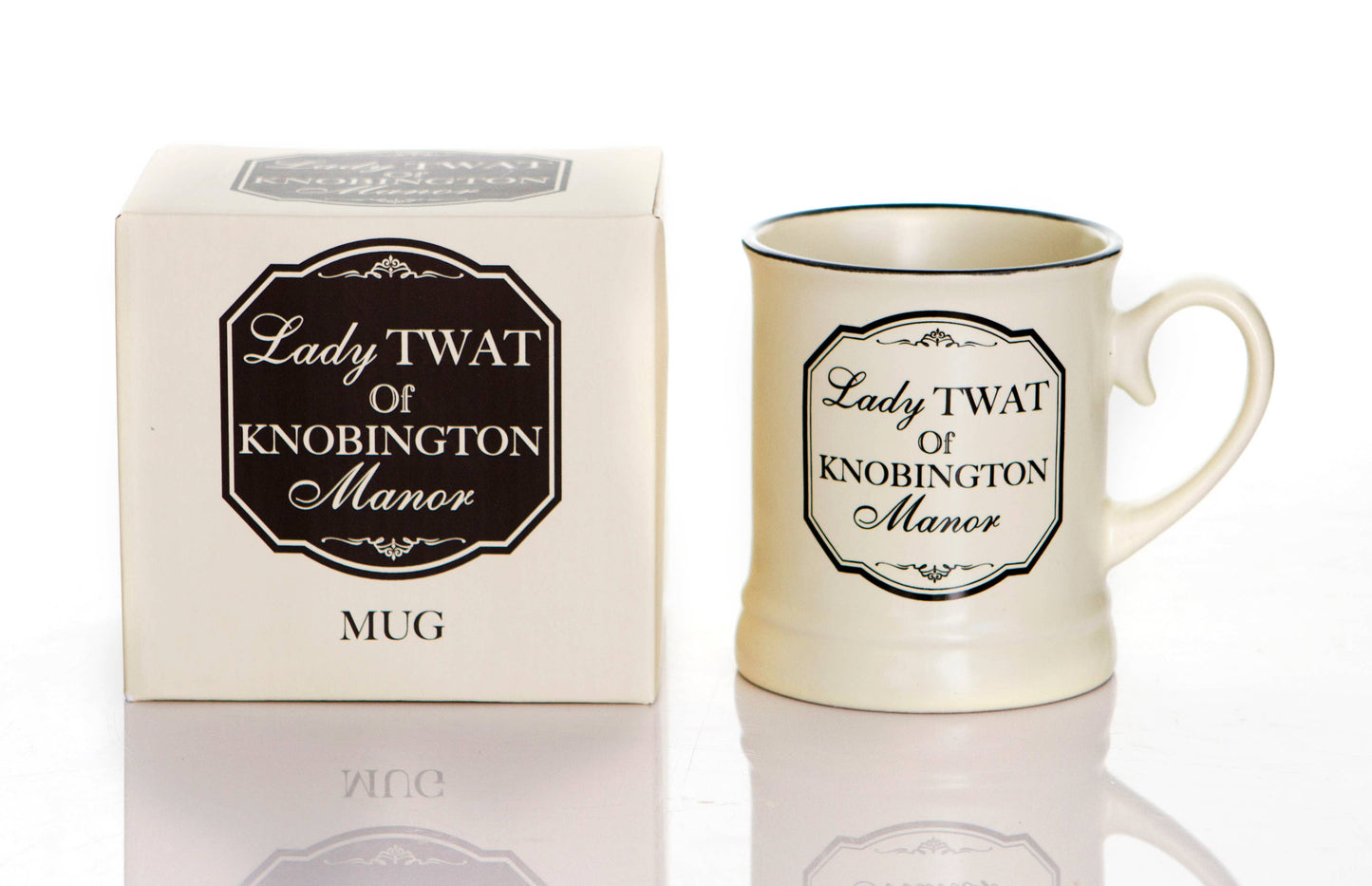 Lady Twat of Knobbington Manor Mug – A Cheeky Twist on Victorian Elegance