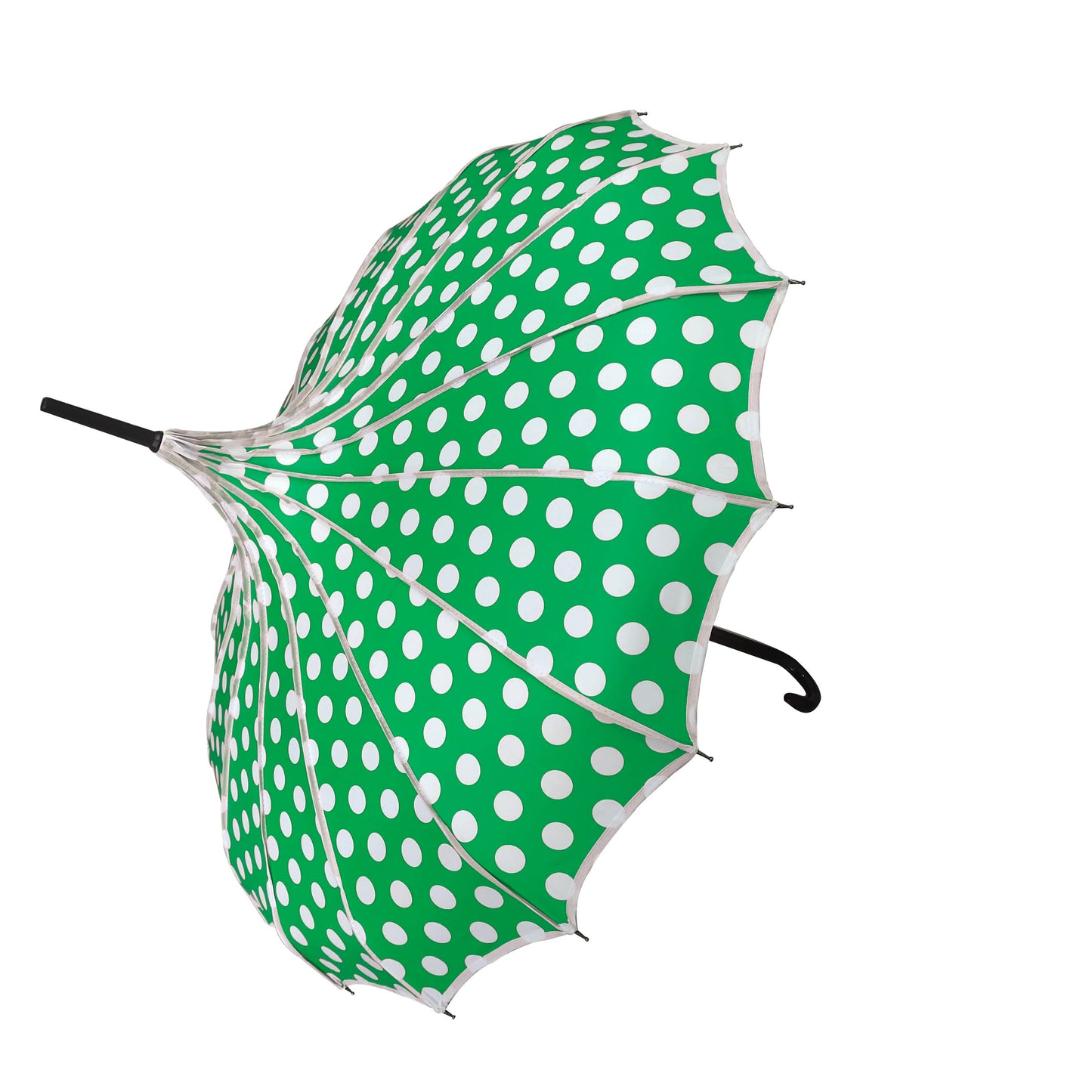 Soake Polka Dot Pagoda Umbrella: Chic Protection for All Weather