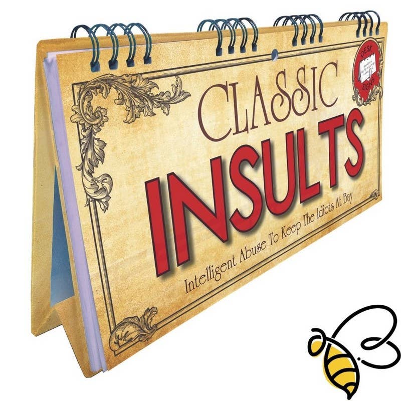 Witty Insults: A Flipbook for Keeping Idiots at Bay