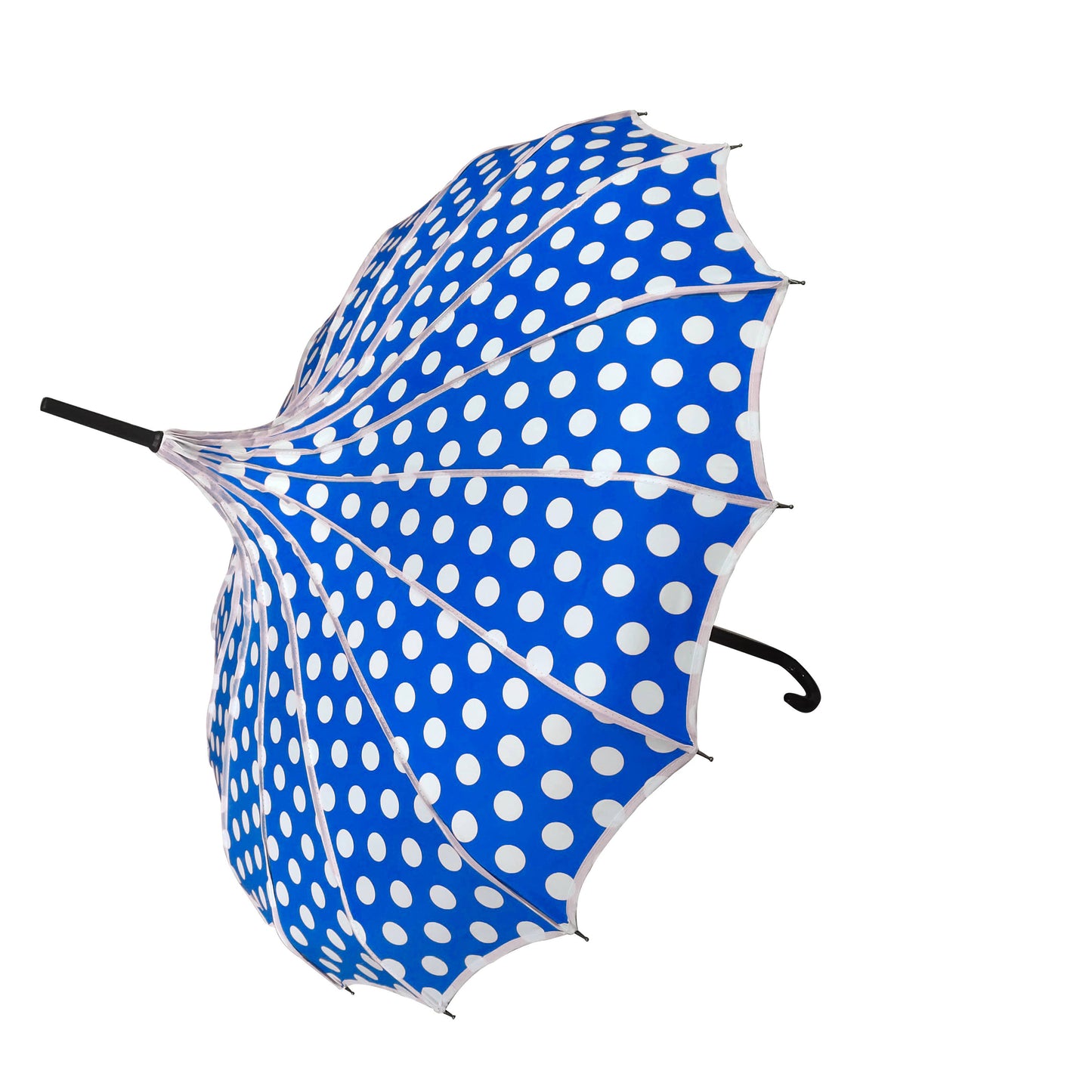 Soake Polka Dot Pagoda Umbrella: Chic Protection for All Weather