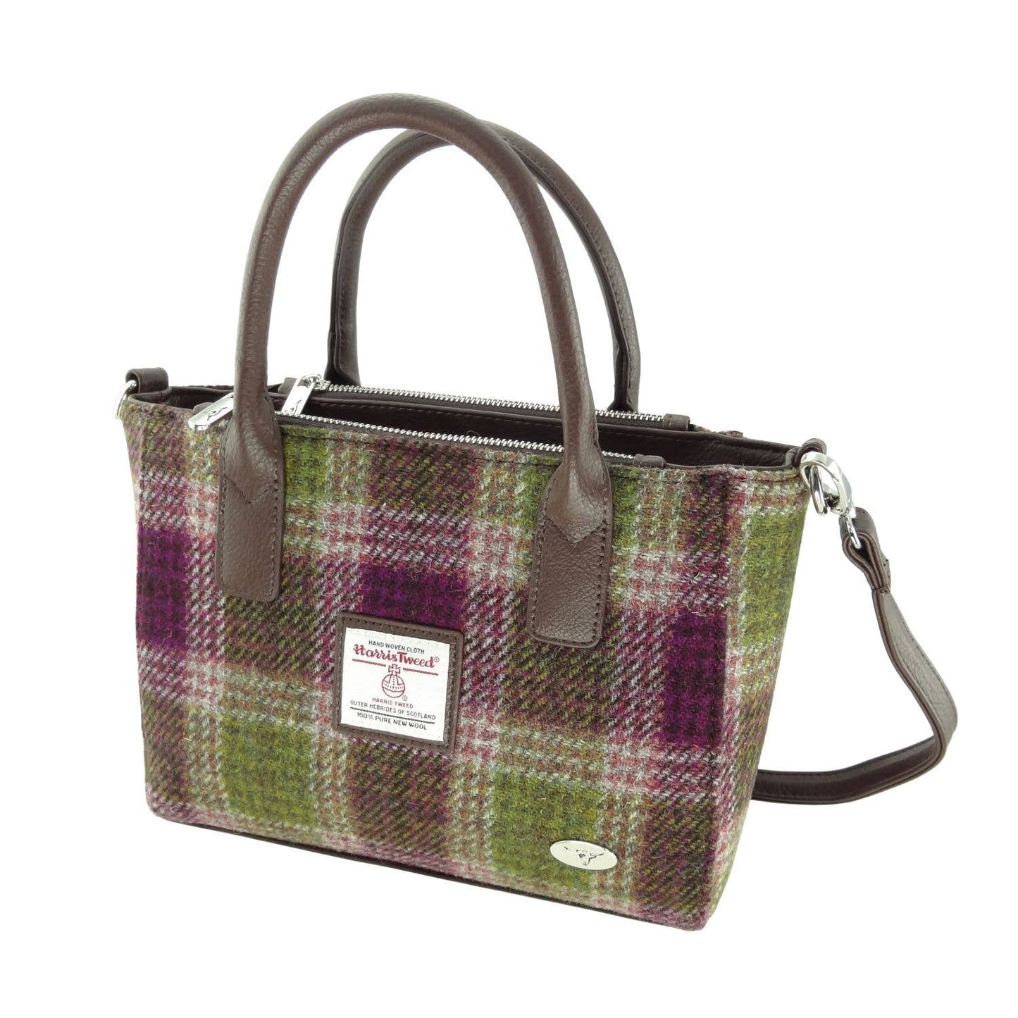 Harris Tweed 'Brora' Small Tote: Elegance in Compact Form