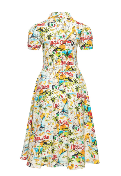 “Lago di Garda” Swing Dress - Queen Kerosin