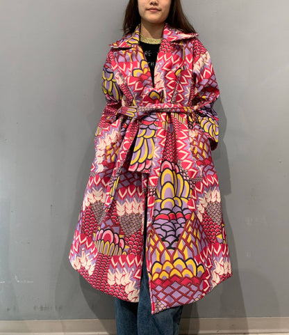 The Colourful Wanderer – Bohemian Long Coat with Belt