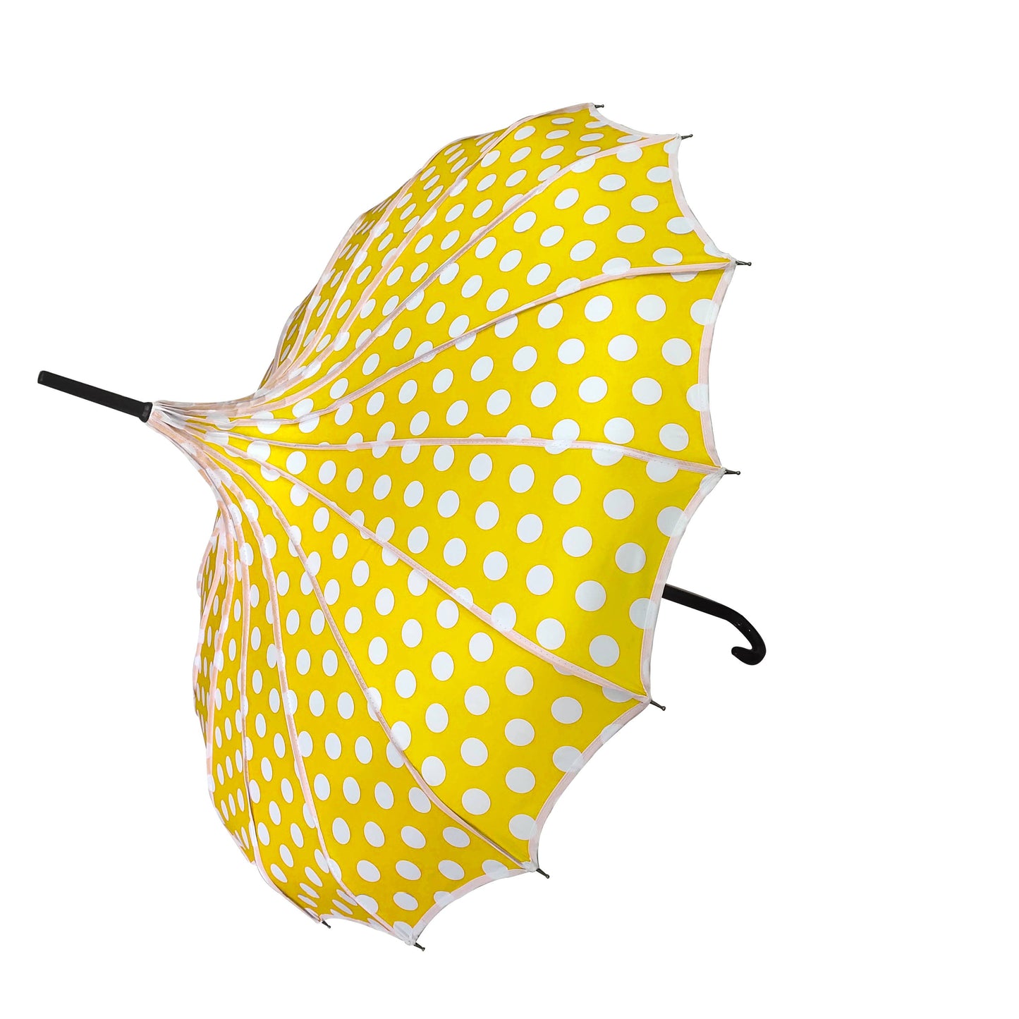 Soake Polka Dot Pagoda Umbrella: Chic Protection for All Weather