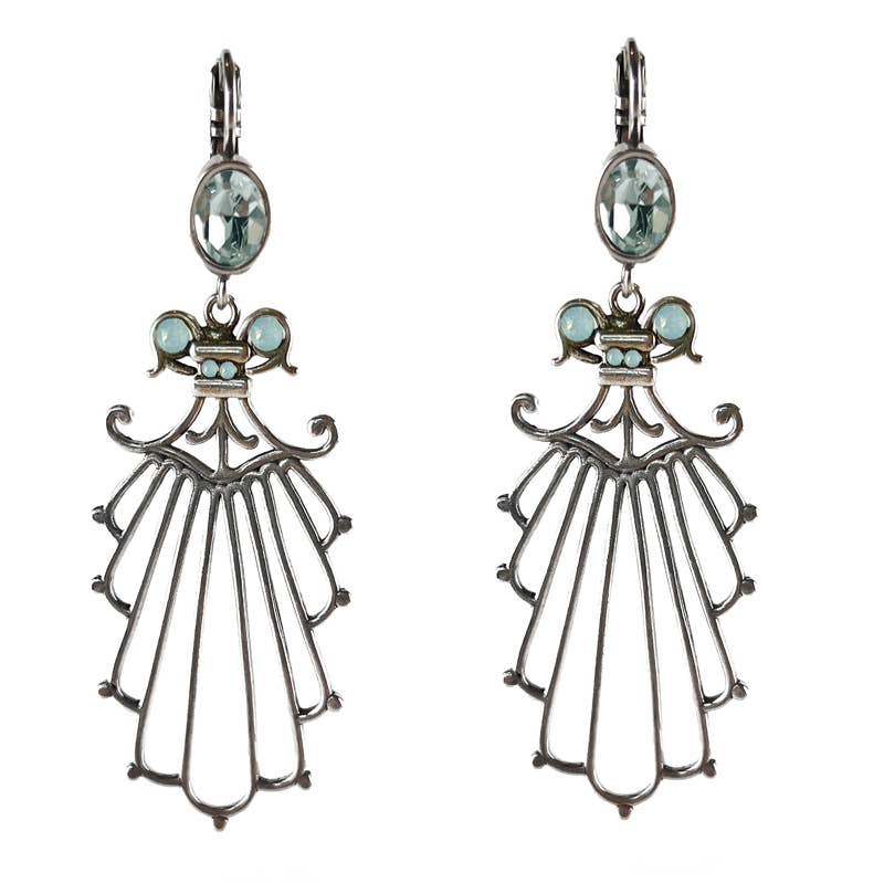 Tania Earrings with Swarovski: A Radiant Fusion of Elegance and Sparkle