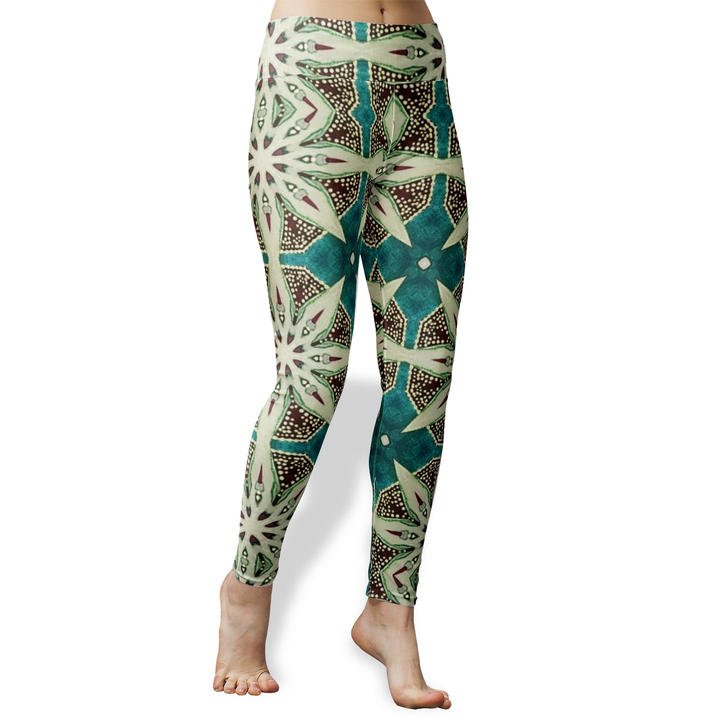 Women's High Waist Yoga Leggings by Leyla Salm