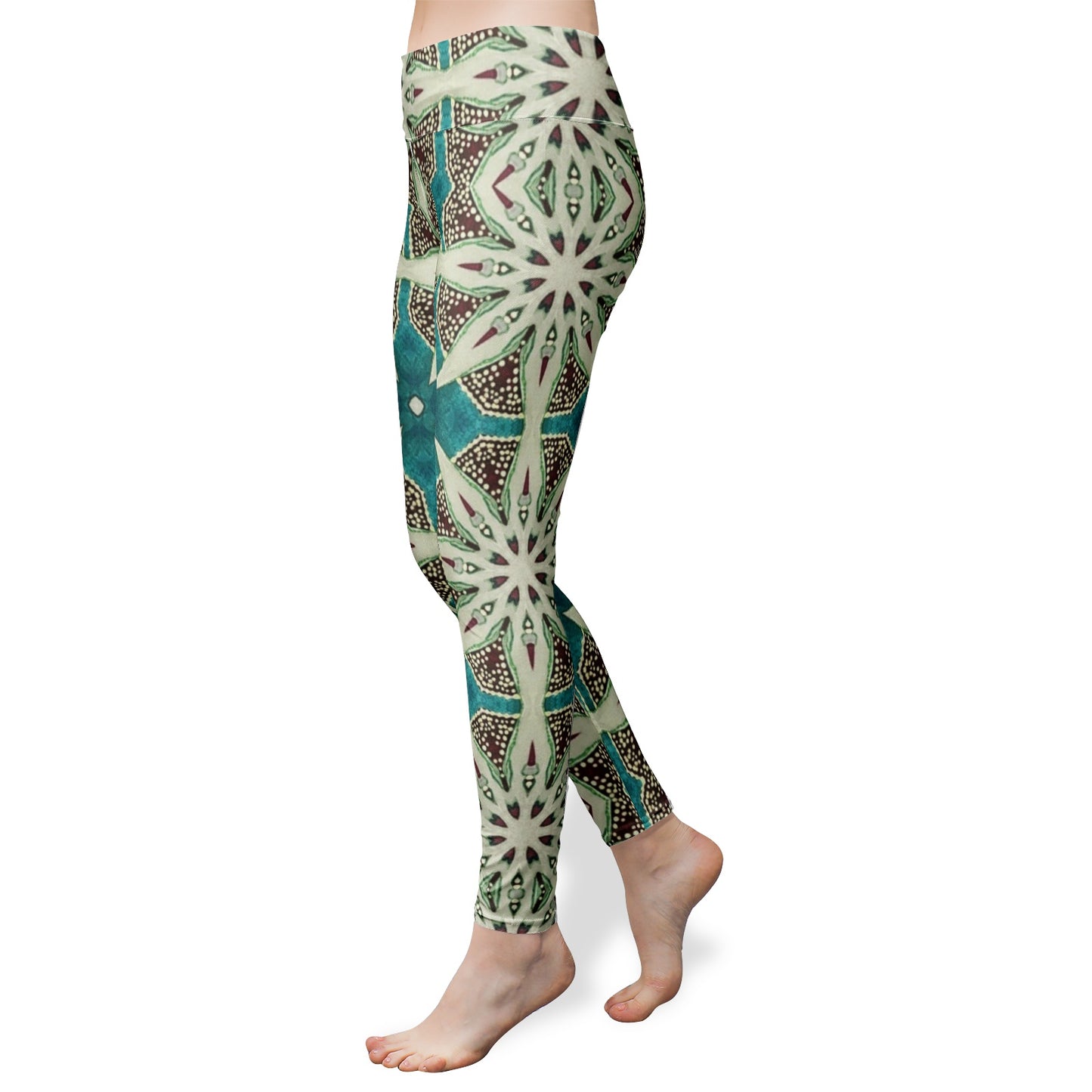 Women's High Waist Yoga Leggings by Leyla Salm