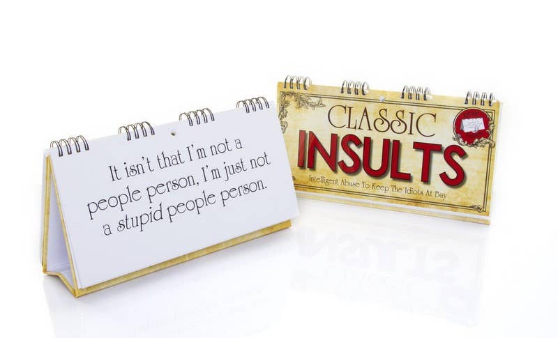 Witty Insults: A Flipbook for Keeping Idiots at Bay