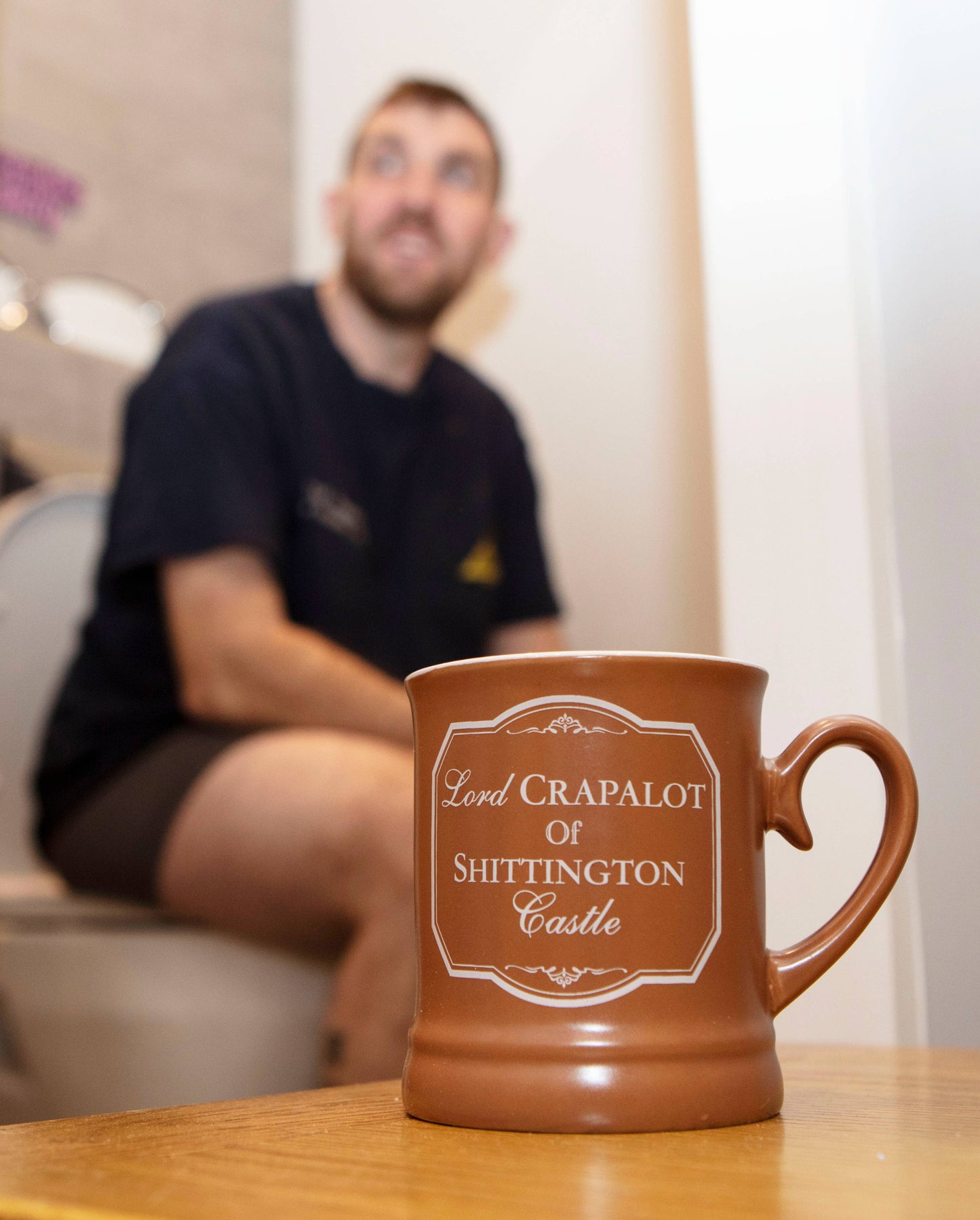 Lord Crapalot of Shittington Castle Mug – A Hilariously Regal Toilet Humour Classic