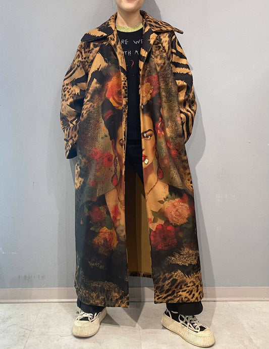 Art Meets Fashion: Frida Kahlo Print Coat