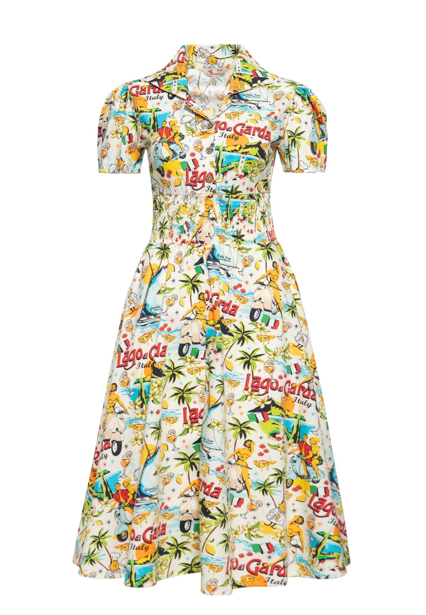 “Lago di Garda” Swing Dress - Queen Kerosin