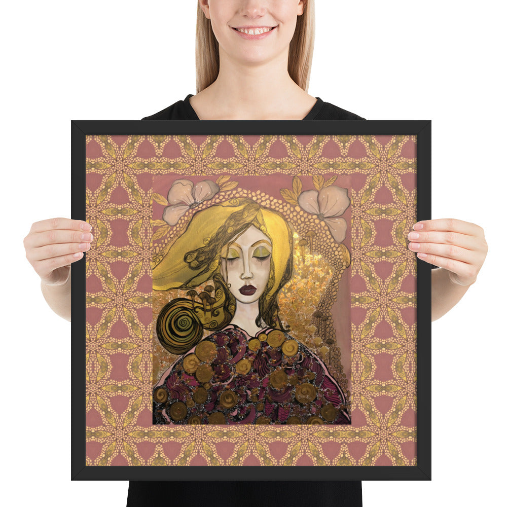 Framed photo paper poster by LEYLA SALM