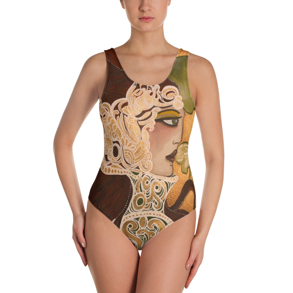 One-Piece Swimsuit by Leyla Salm